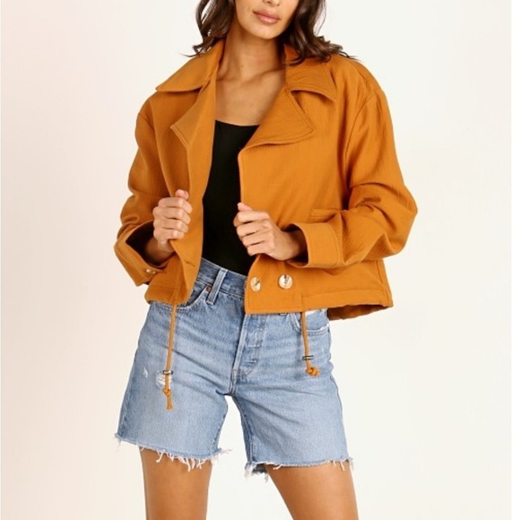 Astr Jackets & Blazers - ASTR the Label En Route Jacket in Caramel